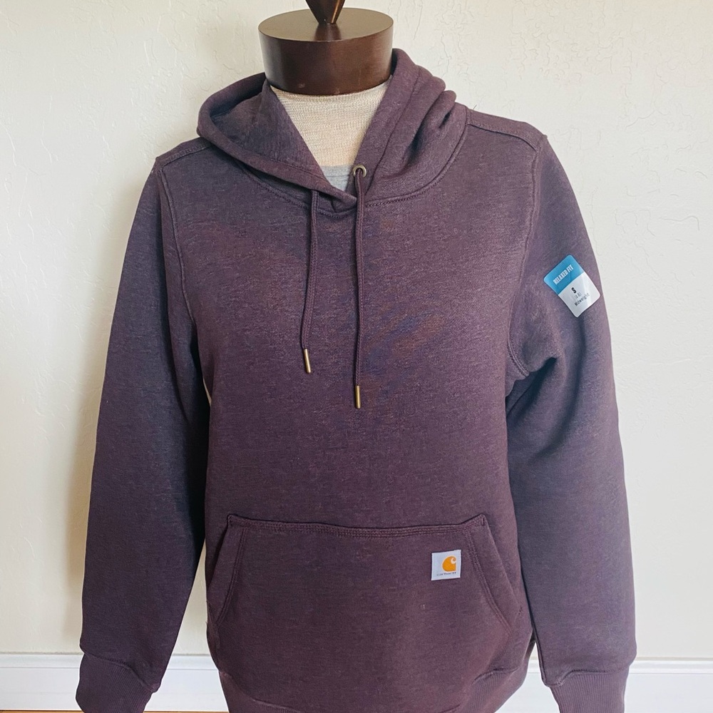 Carhartt Women’s Hoodie Small Eggplant Color